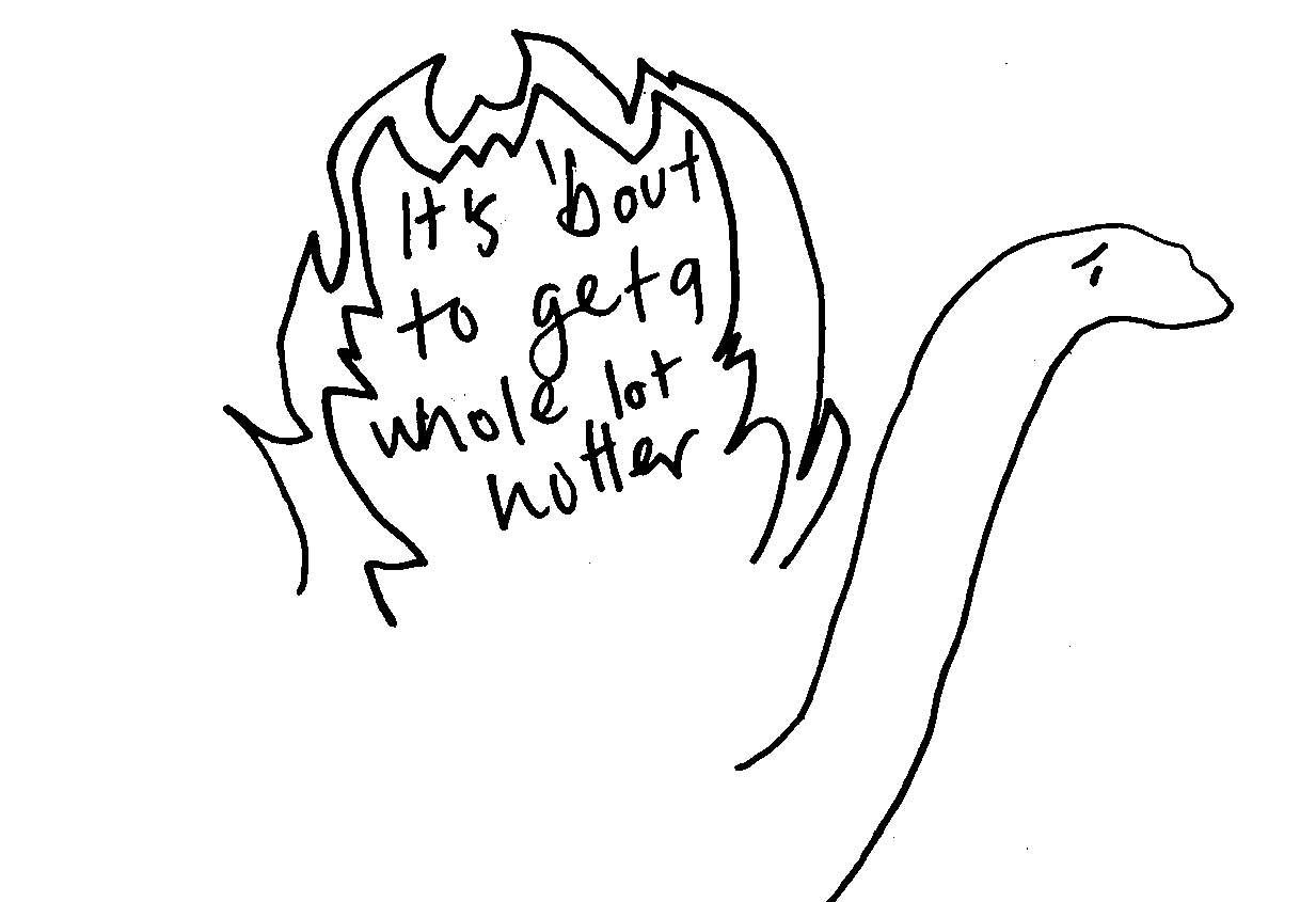 Image drawn while watching Jurassic Park: Fallen Kingdom